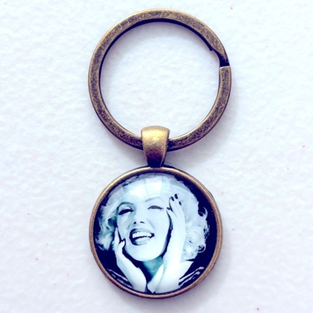 Marilyn Monroe Keychain, Handmade, NWT